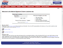 Tablet Screenshot of orders.nationsclosers.com